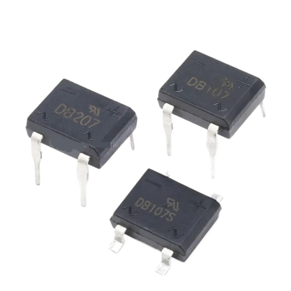 20Pcs Db107 Db207 Db107s Db207s 4Pin Dip Smd 1A 2A 1000V Single Phase Bridge Rectifier Module 9347817388695