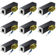 8X Rj45 Stecken Sie Den Ethernet-Netzwerk-Überspannungsschutz Thunder Arrester 100mhz ein