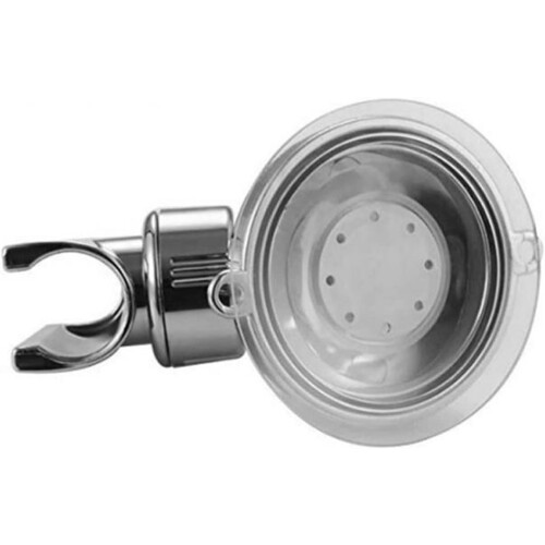 Universal Adjustable Shower Head Holder with Powerful Suction Cup and Chrome Plated Finish 1