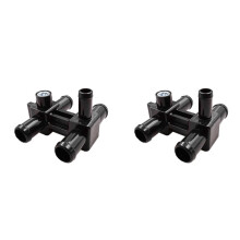 2X Auto Waterleiding Verwarming Airconditioner 92408-4KU0A 924084KU0A 92408 4KU0A voor Navara NP300-D23T