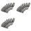 30Pcs 5.5mm-14mm Hex Socket Sleeve Nozzles Nut Driver Set for Power Drills Impact Drivers Power Screwdriver Handle Tools 1