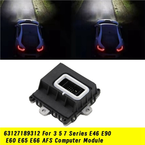 2X Headlight Adaptive Drive Control Unit Module 63127189312 for  3 5 7 Series E46 E90 E60 E65 E66 AFS Computer Module 2
