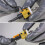 4X Brocas de Escareamento com Ponta de Carboneto de 1/8 X 3/8 Polegadas com Batente de Profundidade de Baixo Atrito, Broca de Escareamento com Haste 9