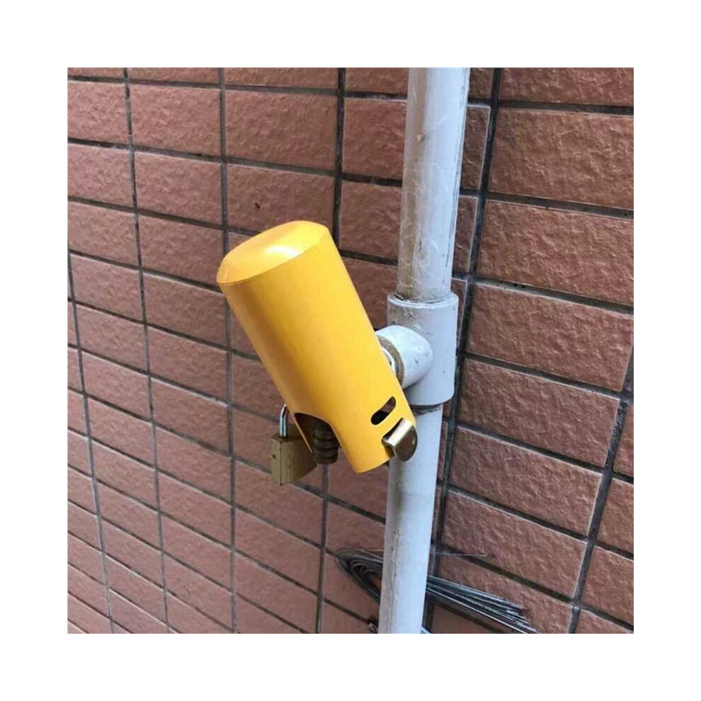 2X Faucet Protection Lock With Key, Anti-Theft Outdoor Faucet Lock Plate, Padlock Protection Cover, Water Valve 4714149744256