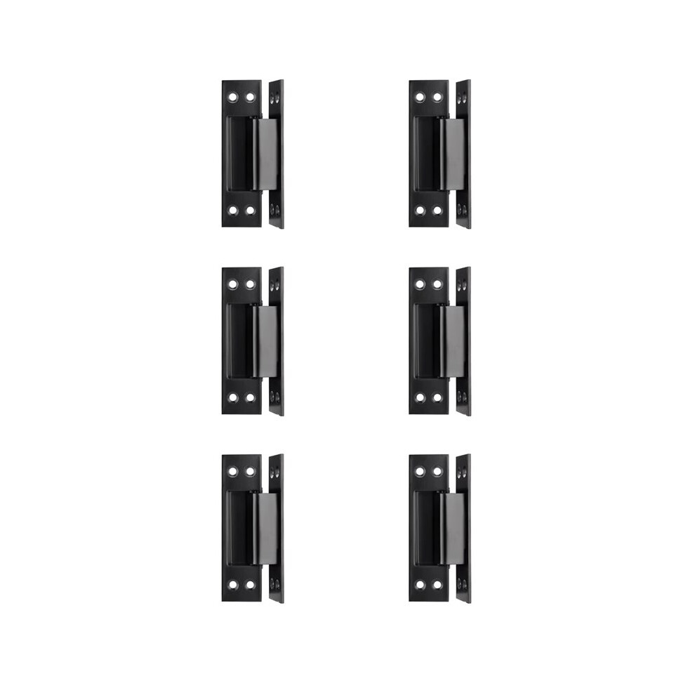 6Pcs 4-Inch Concealed Door With Concealed Stainless Steel Wooden Door Concealed Door And Hinge Hidden Hinge Black 6033655510611
