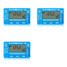 3X RC Cellmeter 8 Digital Battery Capacity Checker Controller Tester Voltage Tester for Li-Ion NiMH Nicd Cell Meter