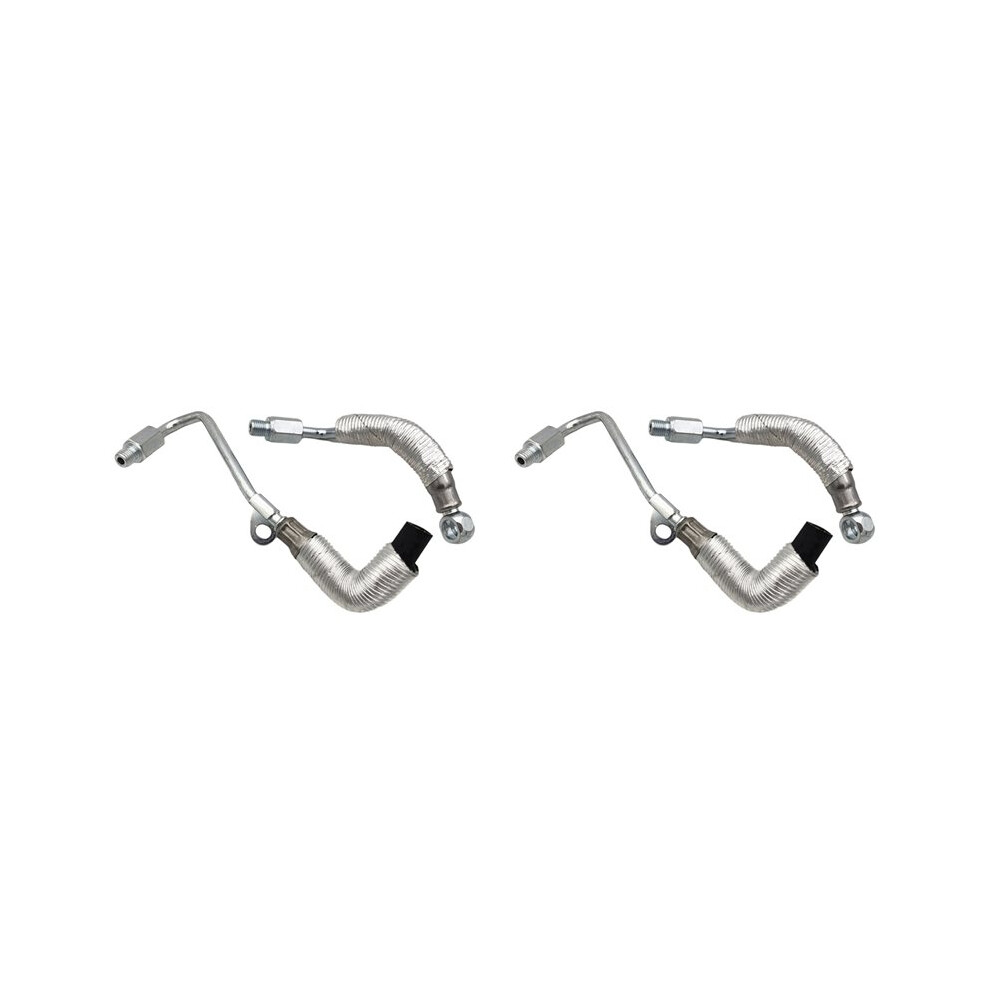 4Pcs Turbocharger Coolant Feed Water Pipe&Return Pipe Kit 55568031 55567067 For Adam Astra Meriva B Zafira 4714149300643