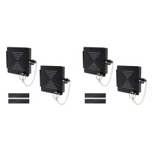 2X Copriparaurti per , Tappo Terminale per Paraurti per , Tappi Paraurti Quadrati per , Adatti per Paraurti Quadrati Standard da 4