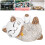Fortune Cat Solar Power Statue Waving Arm Yellow Ears Lucky Cat Decor 1