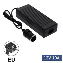 Car Power Adapter Converter Power Convert AC Adapter 110V/ 220V to 12V 10A Power Adapter Supply Car Accessories EU