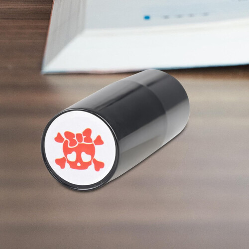 Tennis Ball Stamp Bow Skull Pattern Reusable Ball Marking Tool Portable Ink Tool Compact Accessory 1