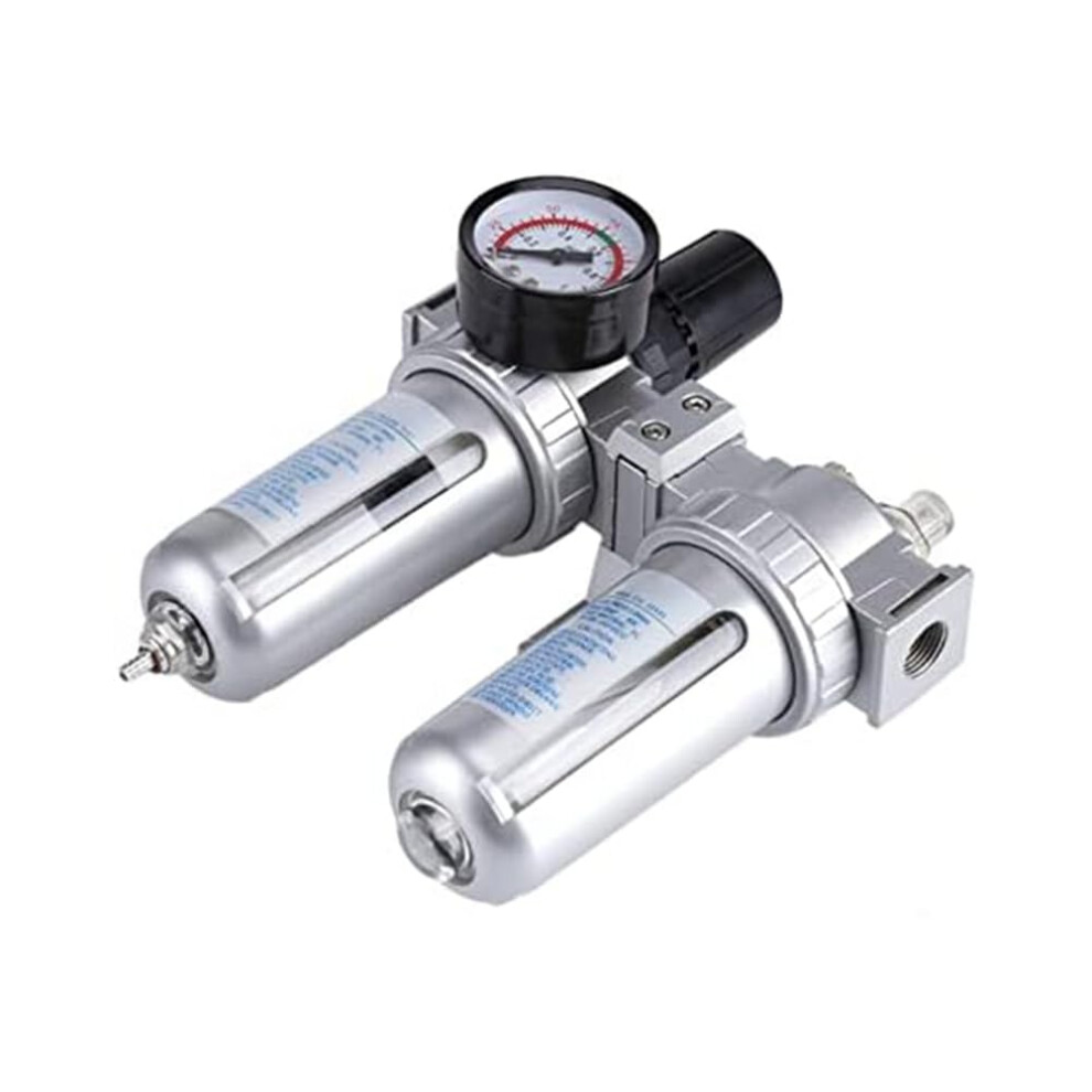 Air Pressure Regulator Sfc300 3/8 In Air Compressor Filter Regulator Moisture Trap Separator 9189345461736
