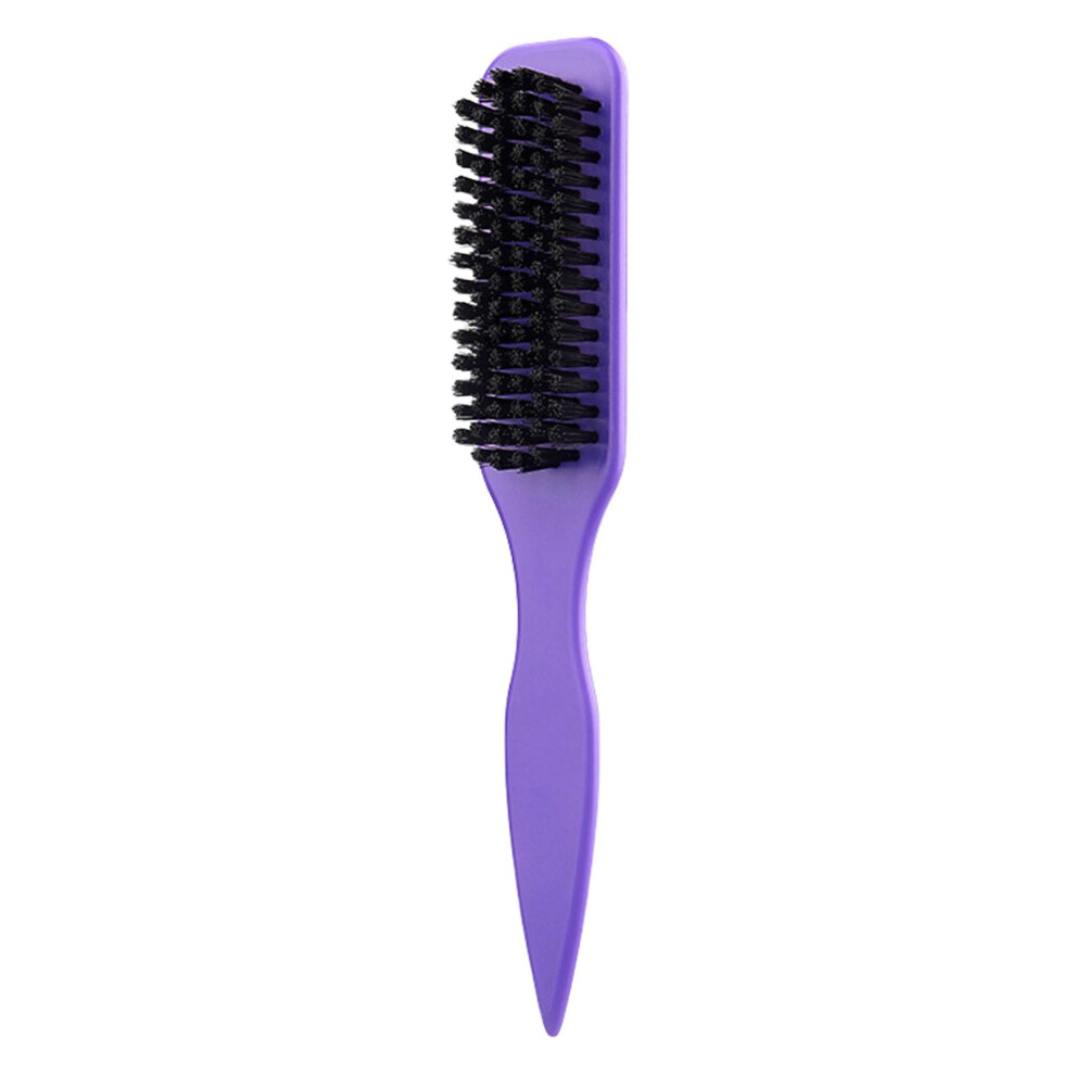 Unisex Purple Ergonomic Beard Styling Comb Abs Plastic For Men Beard Grooming Tool Gentlemen Style Accessory