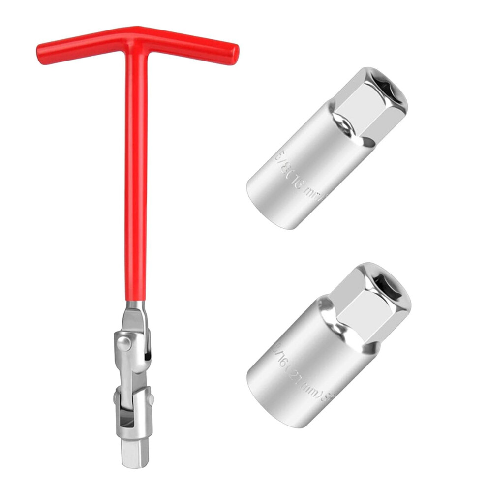 Universal Spark Plug Socket Wrench For Cars And Motorcycles, 16 Mm And 21 Mm Sockets, Spark Plug Tool 9189345461927