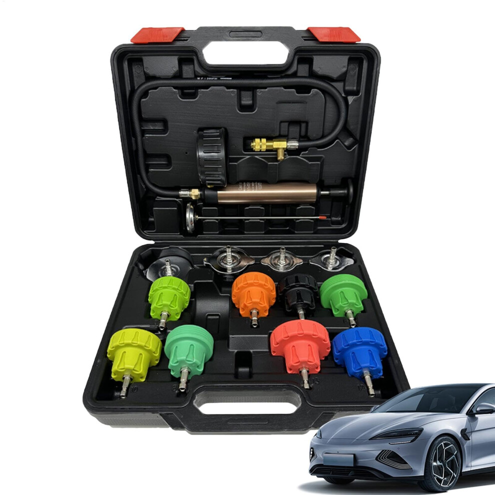 Coolant Vacuum Refill Kit Automotive Tool Pressure Vacuum Tester Radiator Vacuum Tool Compatible With Most Vehicles 9382693097606