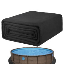 Pool Liner Pad Ground Protective Pad For Pools 4.6 M / 15.09 Ft PunctureResistant Underpool Tarp Stone Concrete Grass