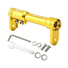 Folding Bike Easy Wheel Extension Rod Universal Fit Black Gold Color Compatible With Folding Bikes