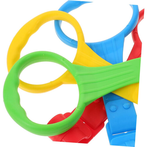Pull Up Rings 4Pc Cot Standing Assistant For Newborns Easy To Install For Walking Exercises Safe Sturdy Design 2