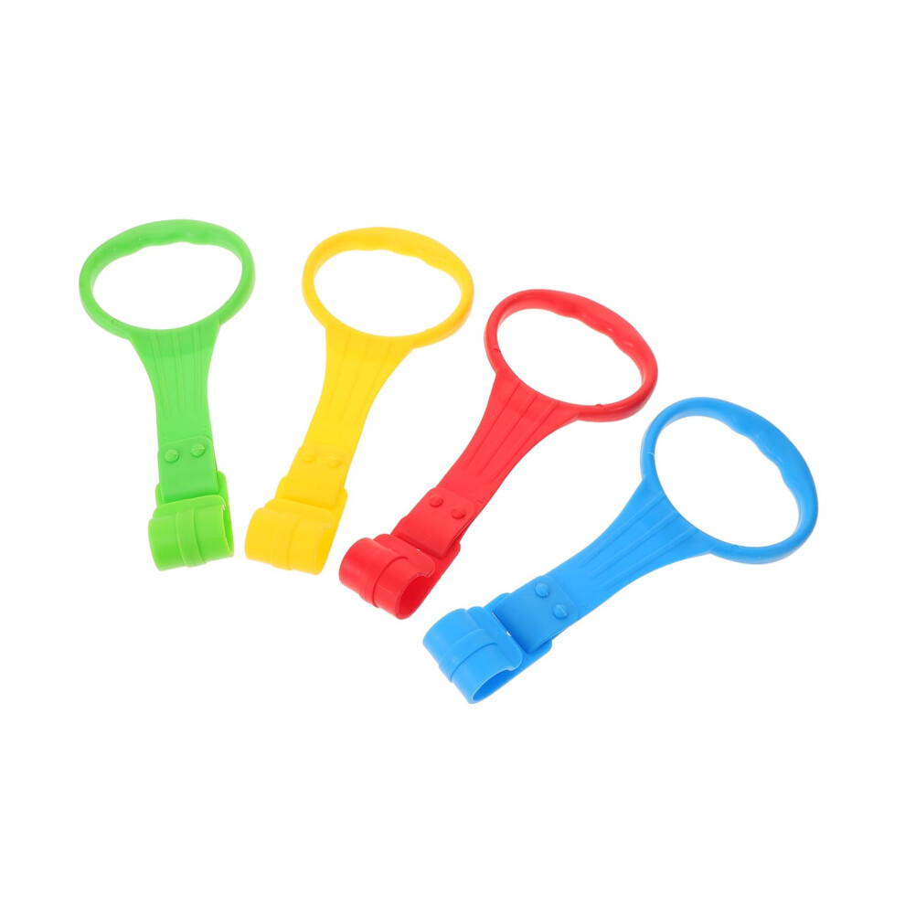 Pull Rings 4 Pack For Walking Assistance, Nursery Hanging Rings, Smooth Edges PP Material, PullUp Grips For Safety