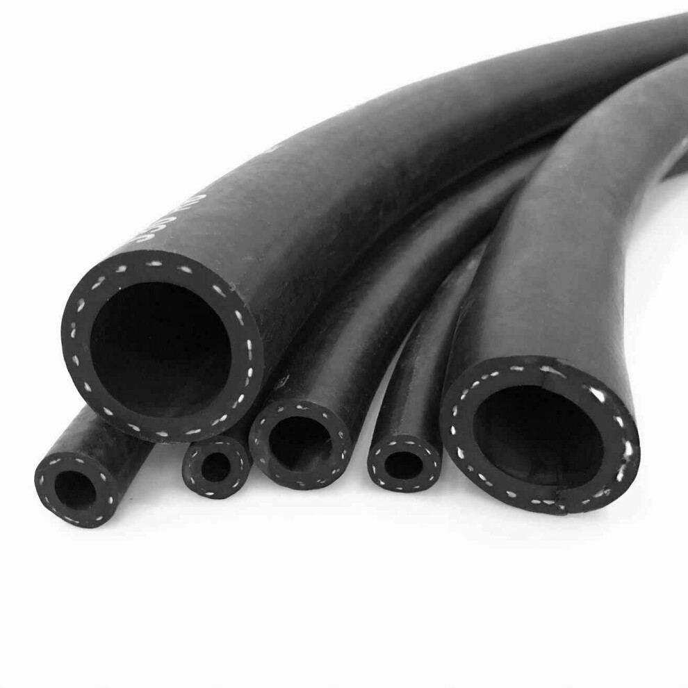 Reinforced Rubber Fuel Hose Petrol Oil Diesel Line 7Mm Id 14Mm Od 1 Meter For Car Motorbike Van 9189345462535