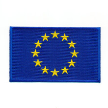 150 x 90 mm European Union Europe Flag SewOn Badge/IronOn Patch 0933 XL EU Flag Patch For Uniforms XL Model 0933