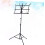 Adjustable Height Folding Music Stand Black Metal Tripod Lightweight Foldable MultiAngle Design 5