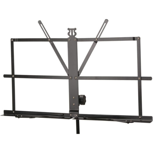 Adjustable Height Folding Music Stand Black Metal Tripod Lightweight Foldable MultiAngle Design 2