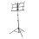 Adjustable Height Folding Music Stand Black Metal Tripod Lightweight Foldable MultiAngle Design 1