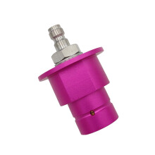 Soda Maker Adapter with Quick Connect Leakproof Carbonation Connector Universal Fit Purple