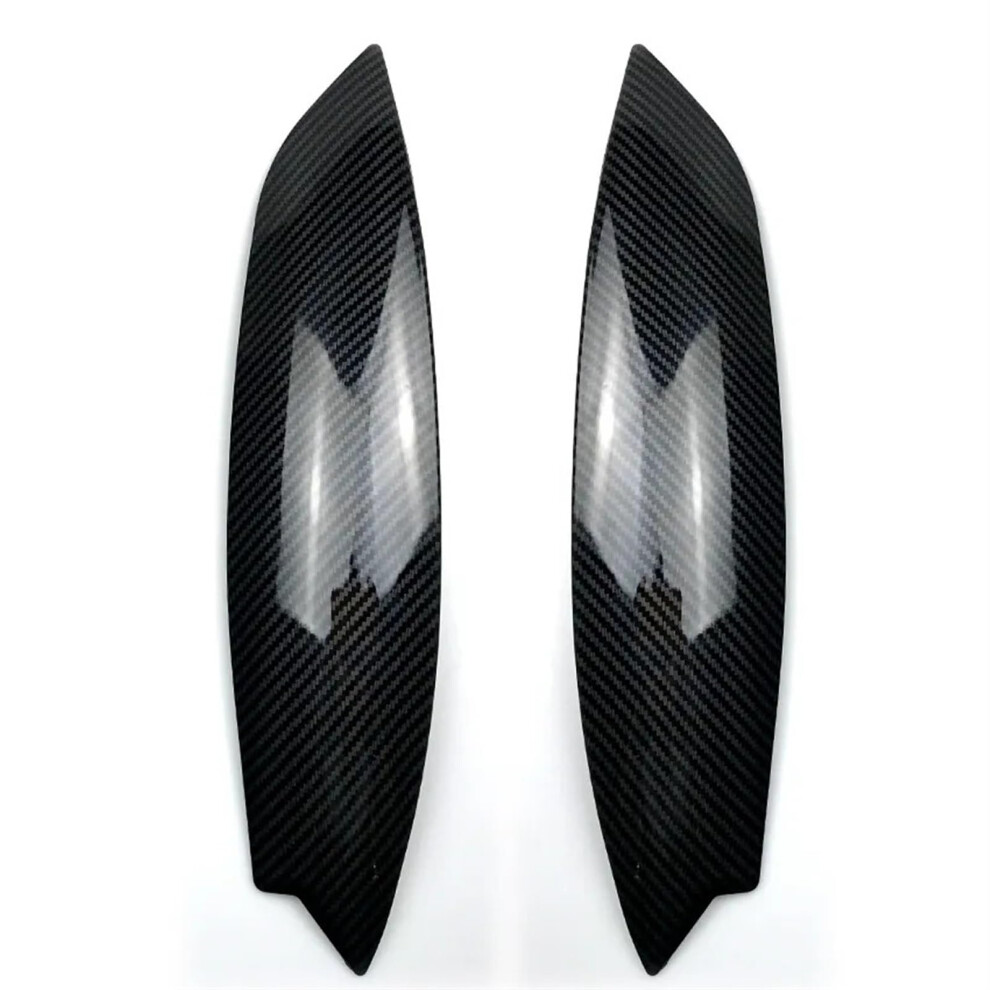 Pair Headlights Eyebrow Eyelids Chrome Trim Cover For Vw Golf 5 Mk5 Gti R 20052007 Carbon Fiber Pattern Car Styling 9426802753486