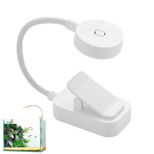 Fish Tank Light Adjustable Brightness With 3 Lighting Modes Aquarium Light Desk Study Reading Bedside Lamp For Fish Tank