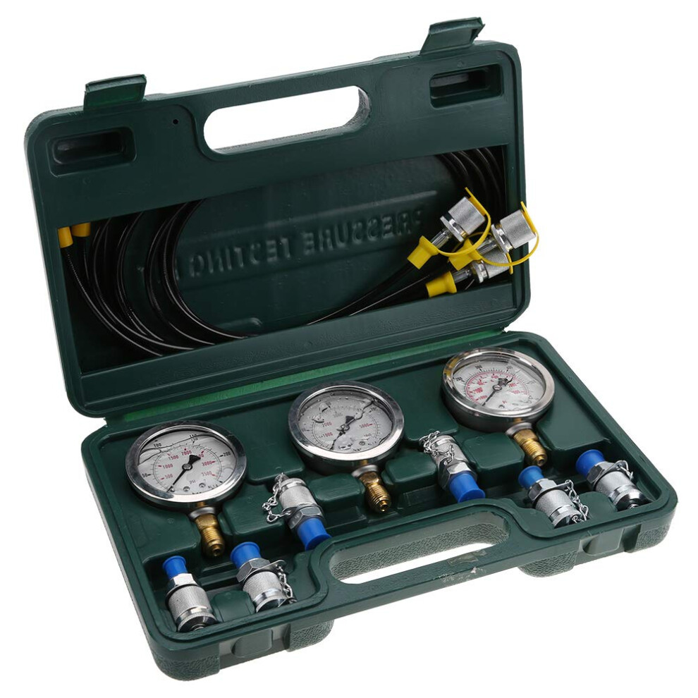 Hydraulic Pressure Test Kit For Excavator With Testing Point Coupling And Gauge Included 9426802753837