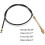 Electric Scooter and ATV Front Rear Drum Brake Cable, Easy Replacement, 1.25m Multiple Lengths 3