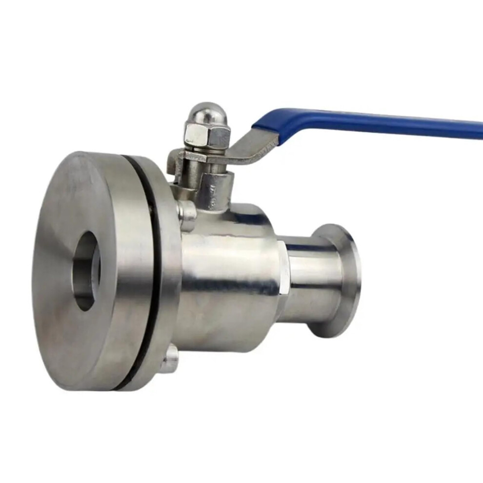1.5 Inch Tri Clamp Ball Valve 304 Stainless Steel Sanitary Tank Bottom Leakproof Brewing Valve 9426802754056