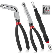 Electrical Connector Pliers 3Piece Set for Automotive Wiring Tasks Universal Fit
