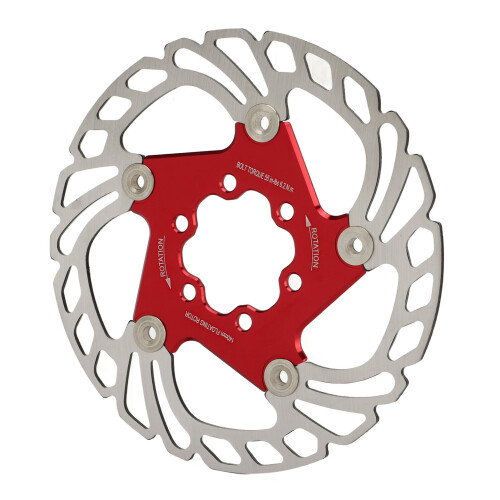 Rennrad-Bremsscheibe mit 6 Schrauben, große,