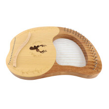 19-saitige Leierharfe, tragbares Saiteninstrument