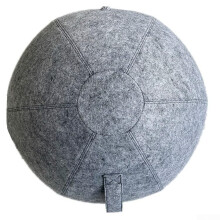 Felt Yoga Ball Cover For Exercise Balls, 3mm Thick Protective Cover, 55/65/75 cm Sizes, Foldable For Yoga And Pilates