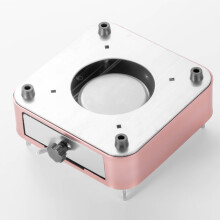 Mini réchaud à alcool en acier inoxydable or rose, pour camping et maison, 800 g