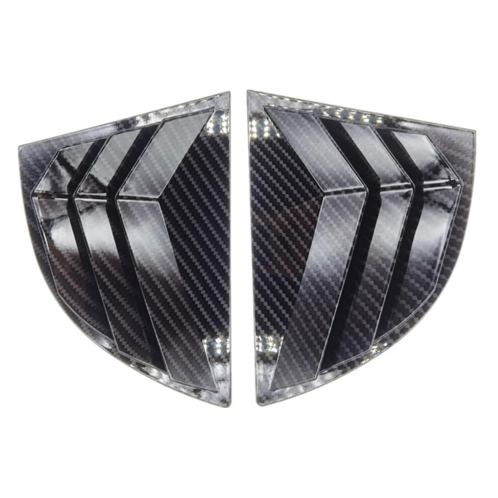 Sports Car Rear Quarter Window Louvers For Civic 8Th Generation 20062010 Abs Plastic Side Vent Blinds Shade Covers 9426802755541
