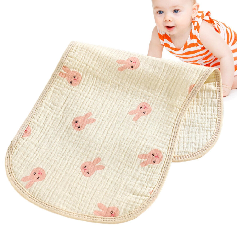 Cotton Bibs Gauze Saliva Bib For Drooling And Teething Waterproof Baby Shower Bibs Rabbit