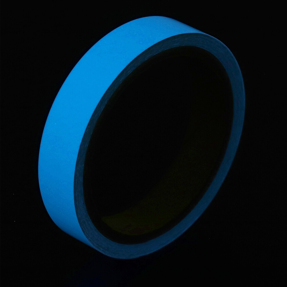 Uv Glow Tape 10M Fluorescent Tape For Walls & Stairs 10Mm Blue Easy To Apply 4071381092935