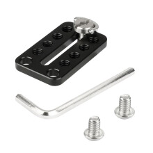 Blocos de Trilha de Placa Fácil Superior Universal para Câmera, Encaixes e Hastes Curtas para Montagens de Monitor de Câmera DSLR