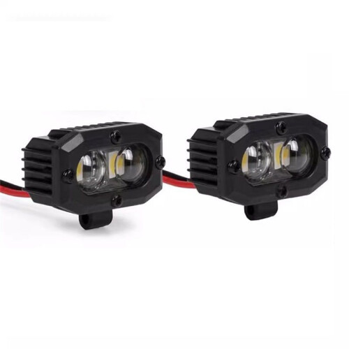 Luci per Auto RC Faretto LED con Controller per Auto RC 1/10 TRX4 SCX10 9004 LED Light A 1