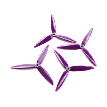 10 Paar 7-Zoll-Propeller 7 X 4 X 3, 3-Blatt CCW+CW PC-Propeller für 7-Zoll- und 8-Zoll-FPV-RC-Drohne, Lila
