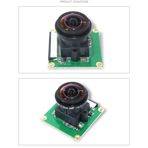 5MP OV5647 pour Module de CaméRa Raspberry Pi avec Objectif Grand Angle de 175 DegréS 1