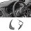 Real Carbon Fiber for  CX9 CX-9 2016-2022 Dashboard Panel Engine Start Stop Button Frame Trim Interior Accessories 3