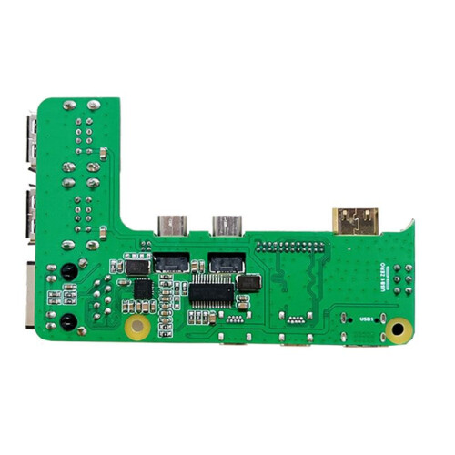 Carte D'Extension pour Raspberry Pi Zero 2W Vers PI5 avec Câble Adaptateur D'Interface Zero Vers Pi5 Zero USB HUB RJ45 HAT 1