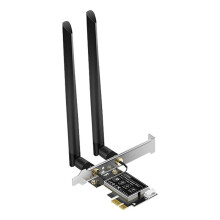 WiFi 6E-Adapter 5400 Mbit/S BT5.2 PCI-E Drahtlose Netzwerkkarte AX5400 Wifi 6E PCI-E 2,4G/5G/6 GHz WiFi-Karte für Win10 Win11