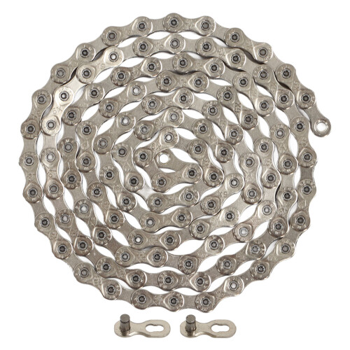 Pro 9-Speed Bicycle Chain with Strong Compatibility & Articulating Buckle 1